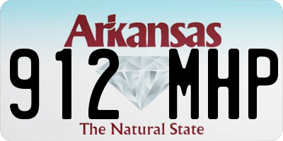 AR license plate 912MHP