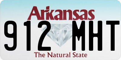 AR license plate 912MHT