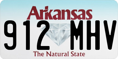 AR license plate 912MHV