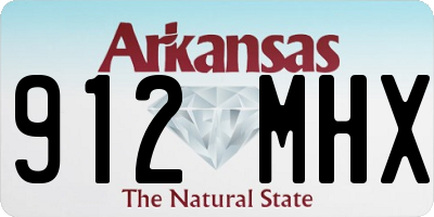 AR license plate 912MHX