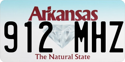 AR license plate 912MHZ