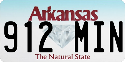 AR license plate 912MIN