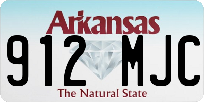 AR license plate 912MJC