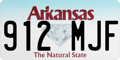 AR license plate 912MJF