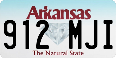 AR license plate 912MJI