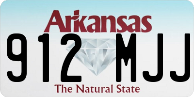 AR license plate 912MJJ