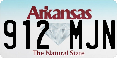 AR license plate 912MJN