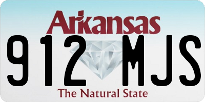 AR license plate 912MJS