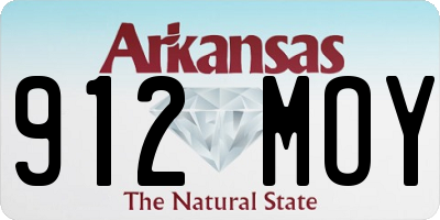 AR license plate 912MOY