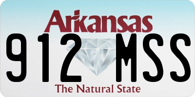 AR license plate 912MSS