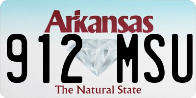 AR license plate 912MSU