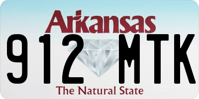 AR license plate 912MTK