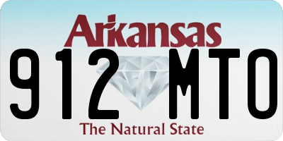 AR license plate 912MTO