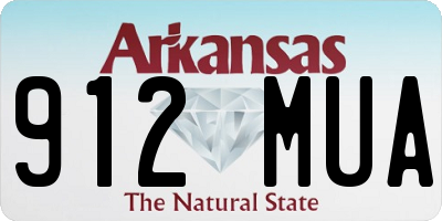 AR license plate 912MUA