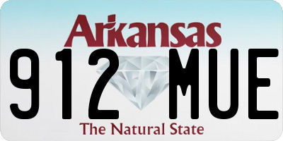 AR license plate 912MUE