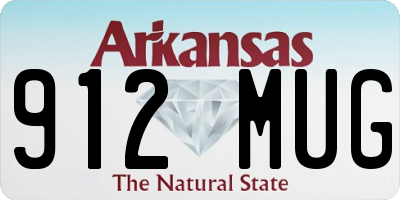 AR license plate 912MUG