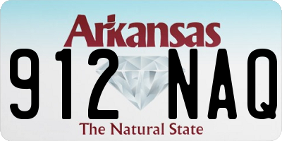 AR license plate 912NAQ