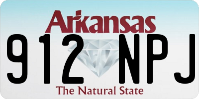 AR license plate 912NPJ