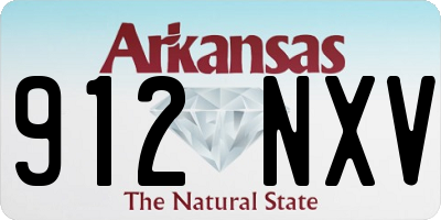 AR license plate 912NXV