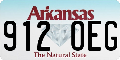 AR license plate 912OEG