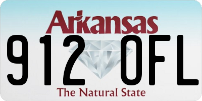 AR license plate 912OFL