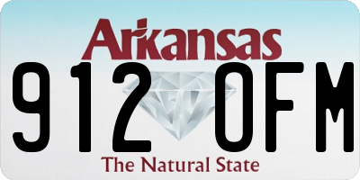 AR license plate 912OFM