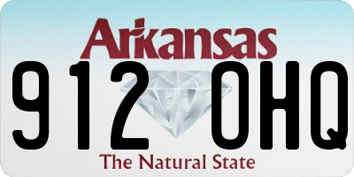 AR license plate 912OHQ