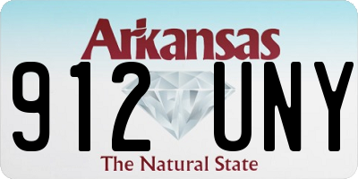 AR license plate 912UNY