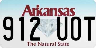 AR license plate 912UOT