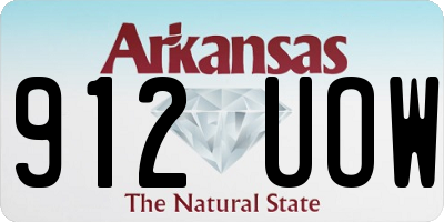 AR license plate 912UOW