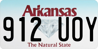 AR license plate 912UOY