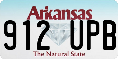 AR license plate 912UPB
