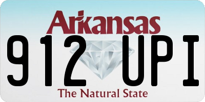 AR license plate 912UPI