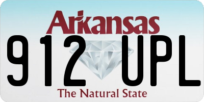 AR license plate 912UPL