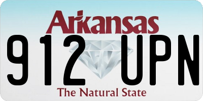 AR license plate 912UPN