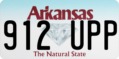 AR license plate 912UPP