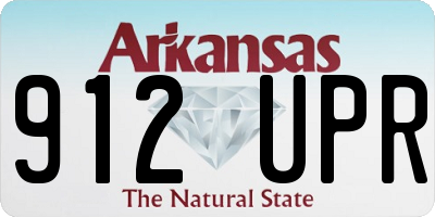 AR license plate 912UPR