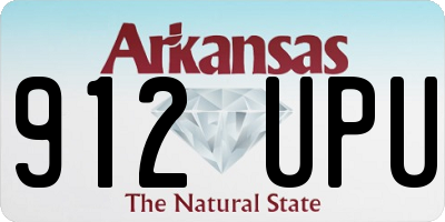 AR license plate 912UPU