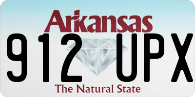 AR license plate 912UPX
