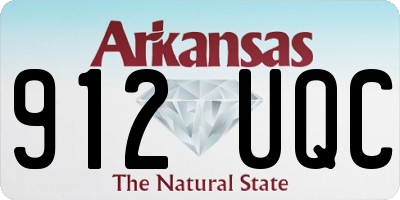 AR license plate 912UQC