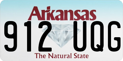 AR license plate 912UQG