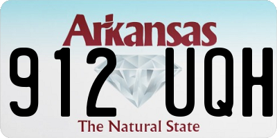 AR license plate 912UQH