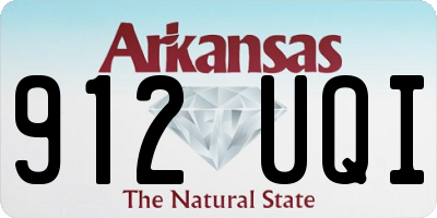 AR license plate 912UQI