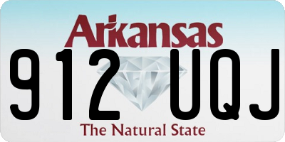 AR license plate 912UQJ