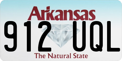 AR license plate 912UQL