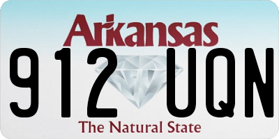 AR license plate 912UQN