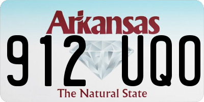 AR license plate 912UQO