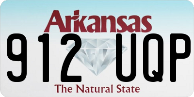 AR license plate 912UQP