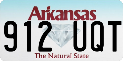 AR license plate 912UQT