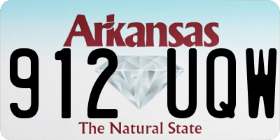 AR license plate 912UQW